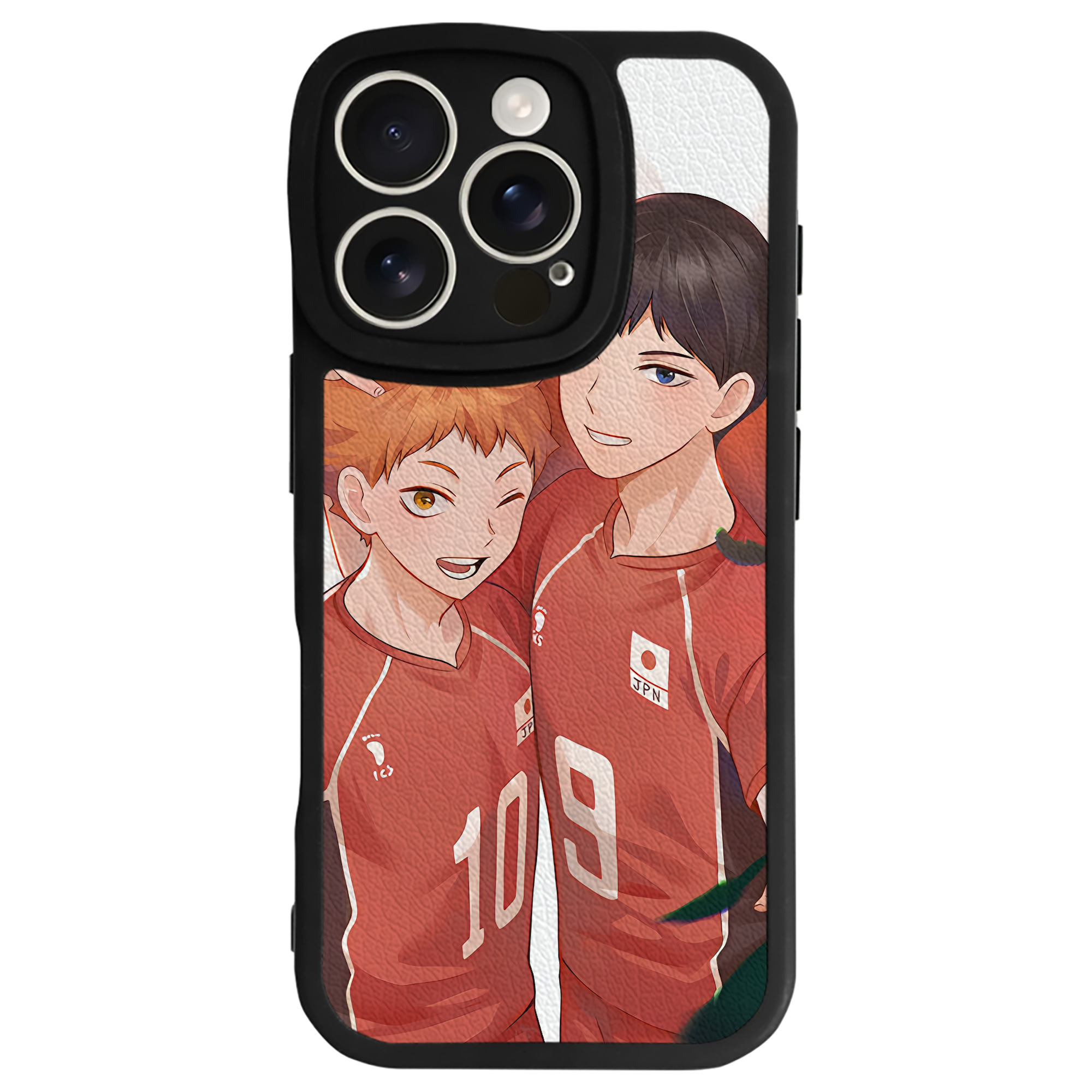 （画像用） ハイキュー!! Haikyu!! 【iPhone 16シリーズ対応】シリコンスマホケース（レザー調） 材質：シリコン